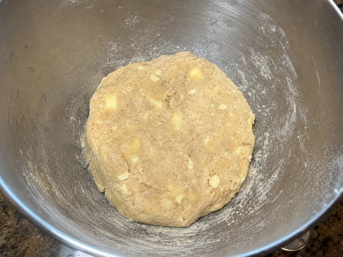 Make the crust dough during preparation