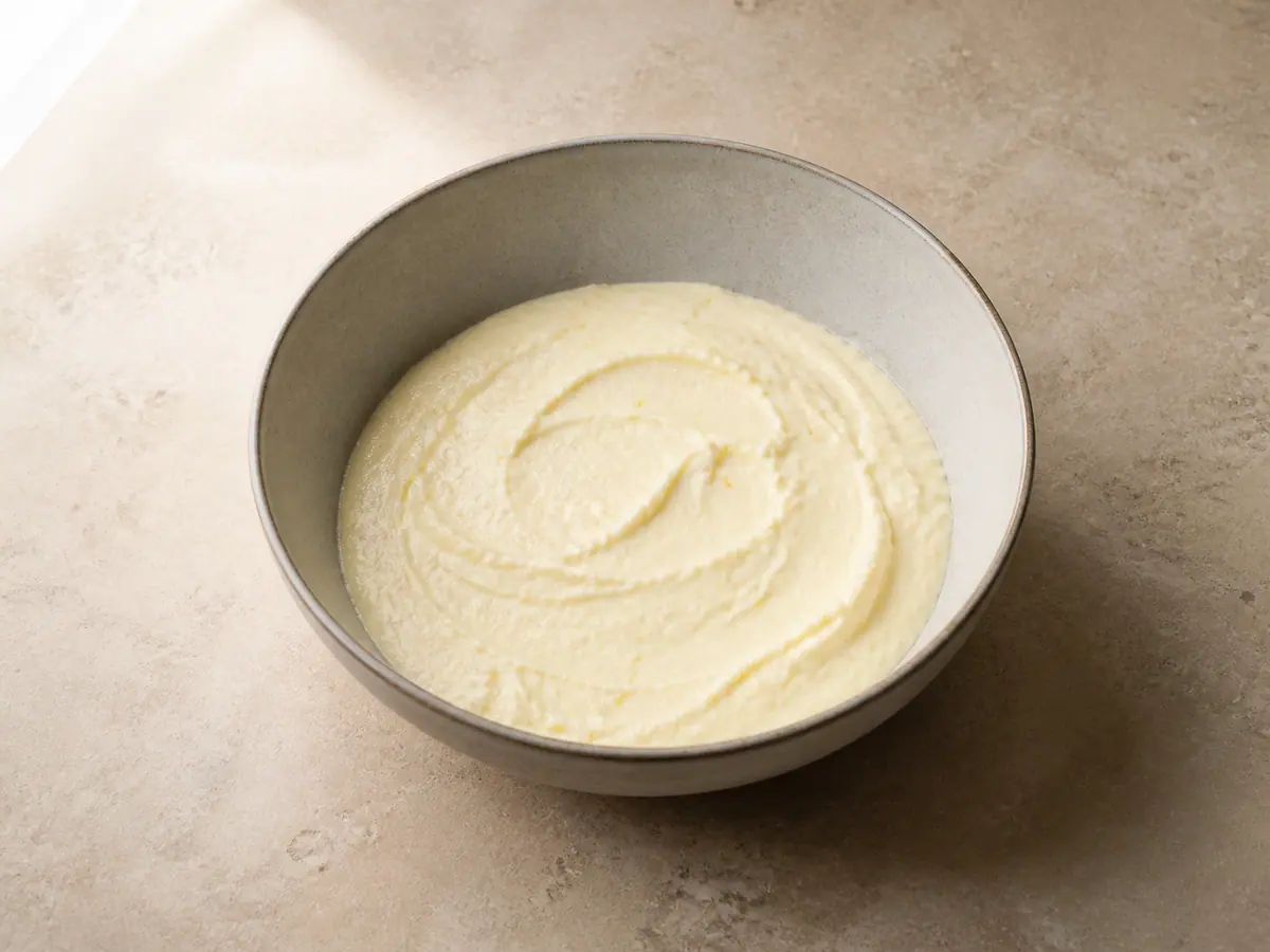 Mix the ricotta filling