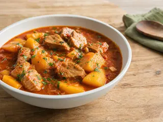 Marmitako vasco de atún y patatas