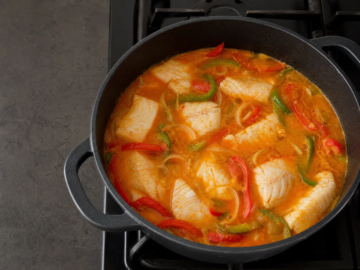 Cook the fish gently during preparation