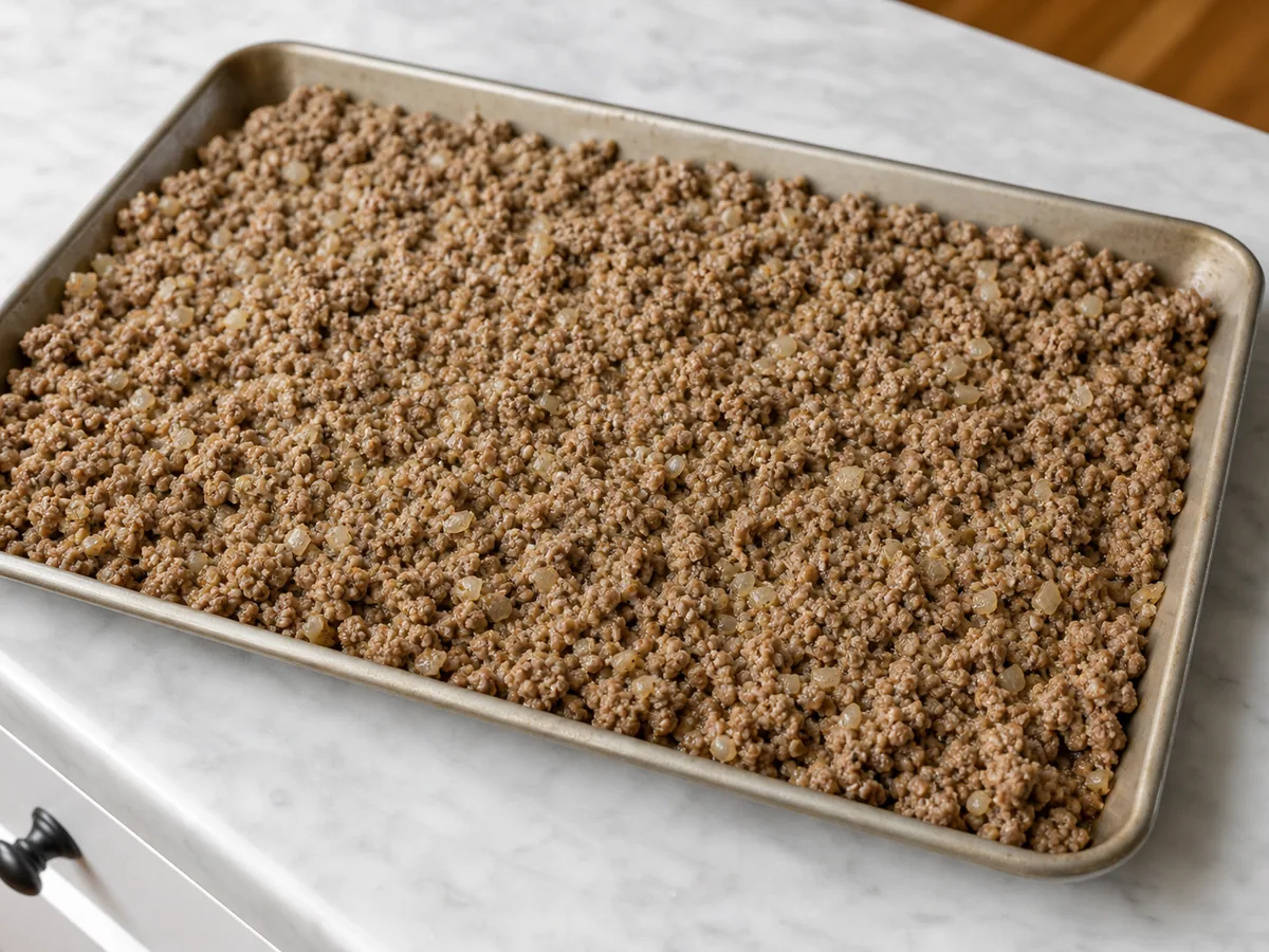 Enfríe el relleno y caliente el horno durante la preparación