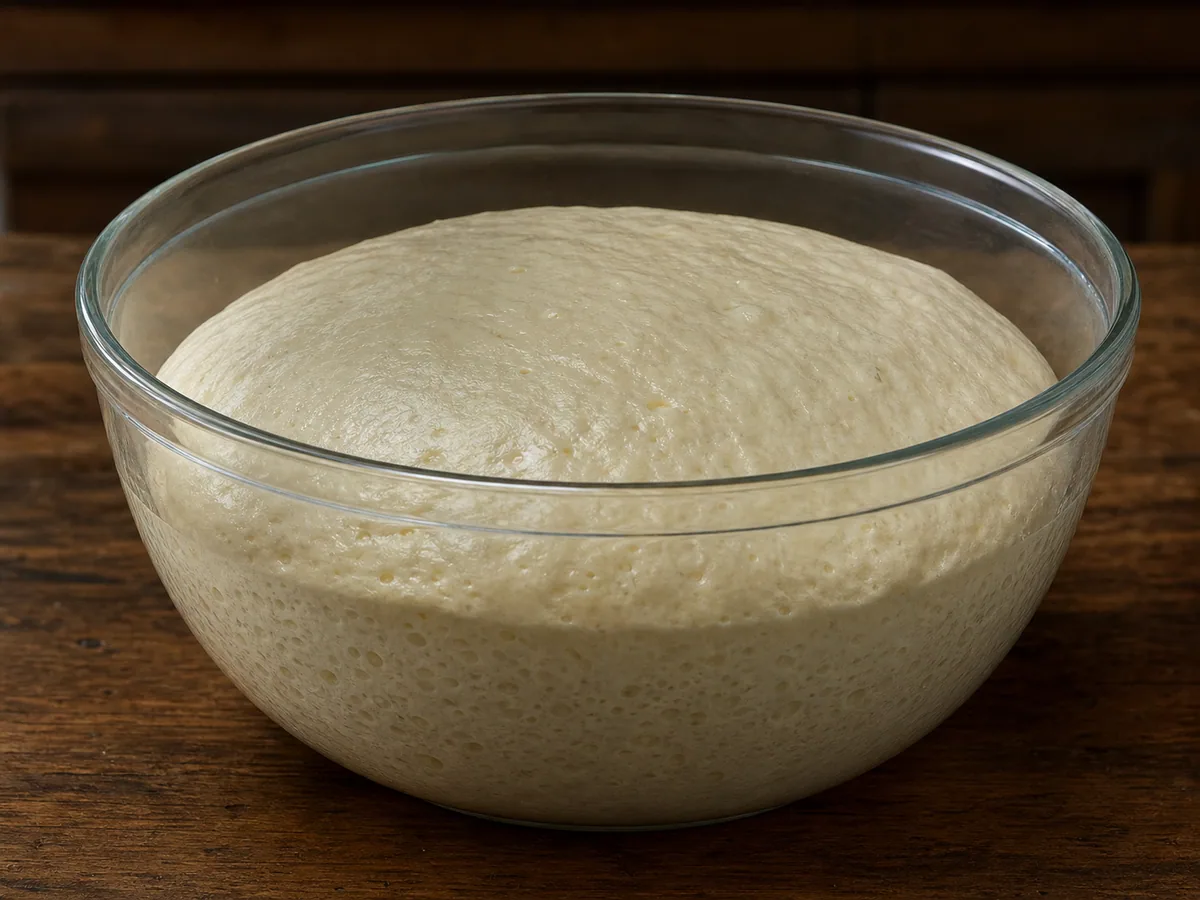 Pan shoti georgiano: amasa y deja levar la masa