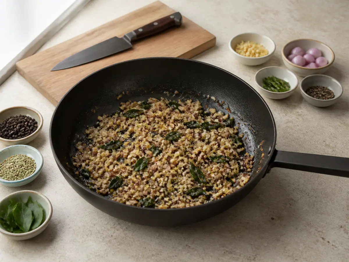 Process image for cook-aromatics