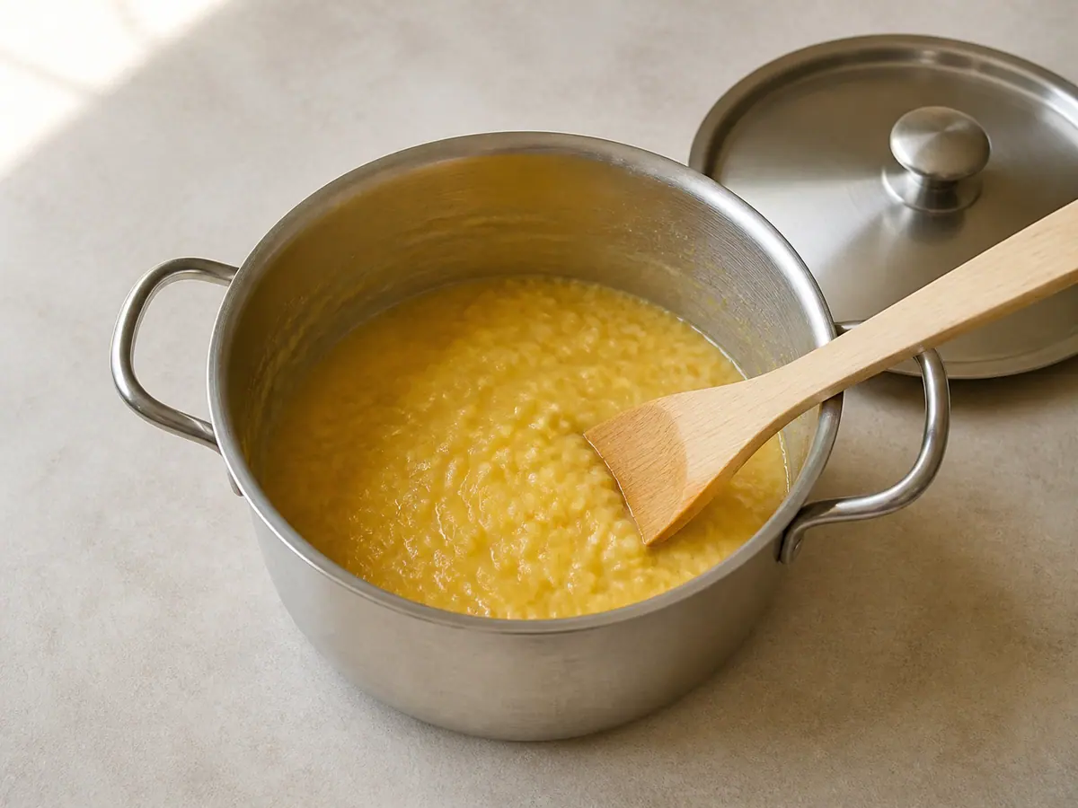 Cook the dal until completely soft