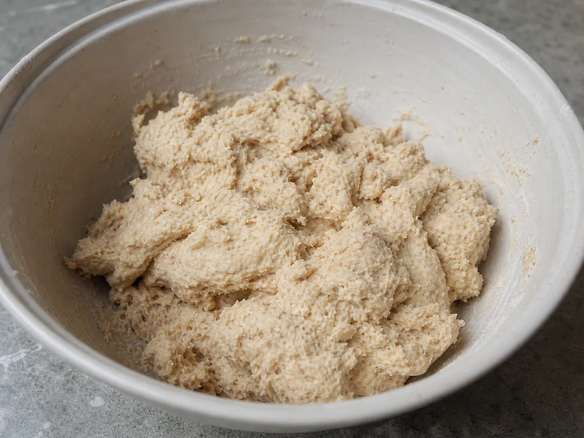 Mix a soft dough for Irish soda bread
