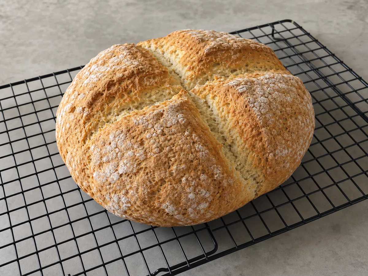 Rest before slicing for Irish soda bread