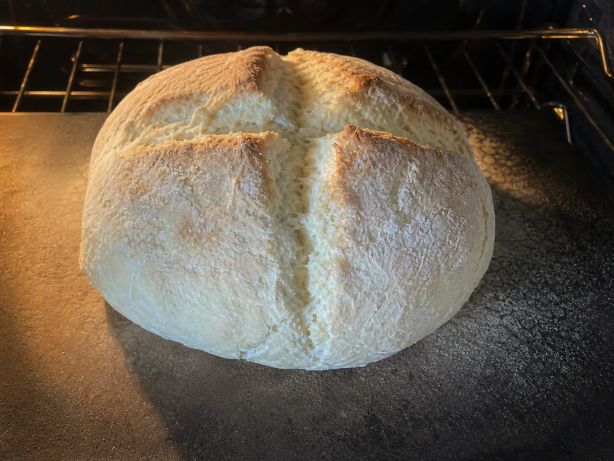 Start with high heat for Irish soda bread