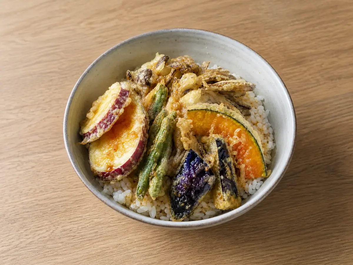 Build the donburi bowls