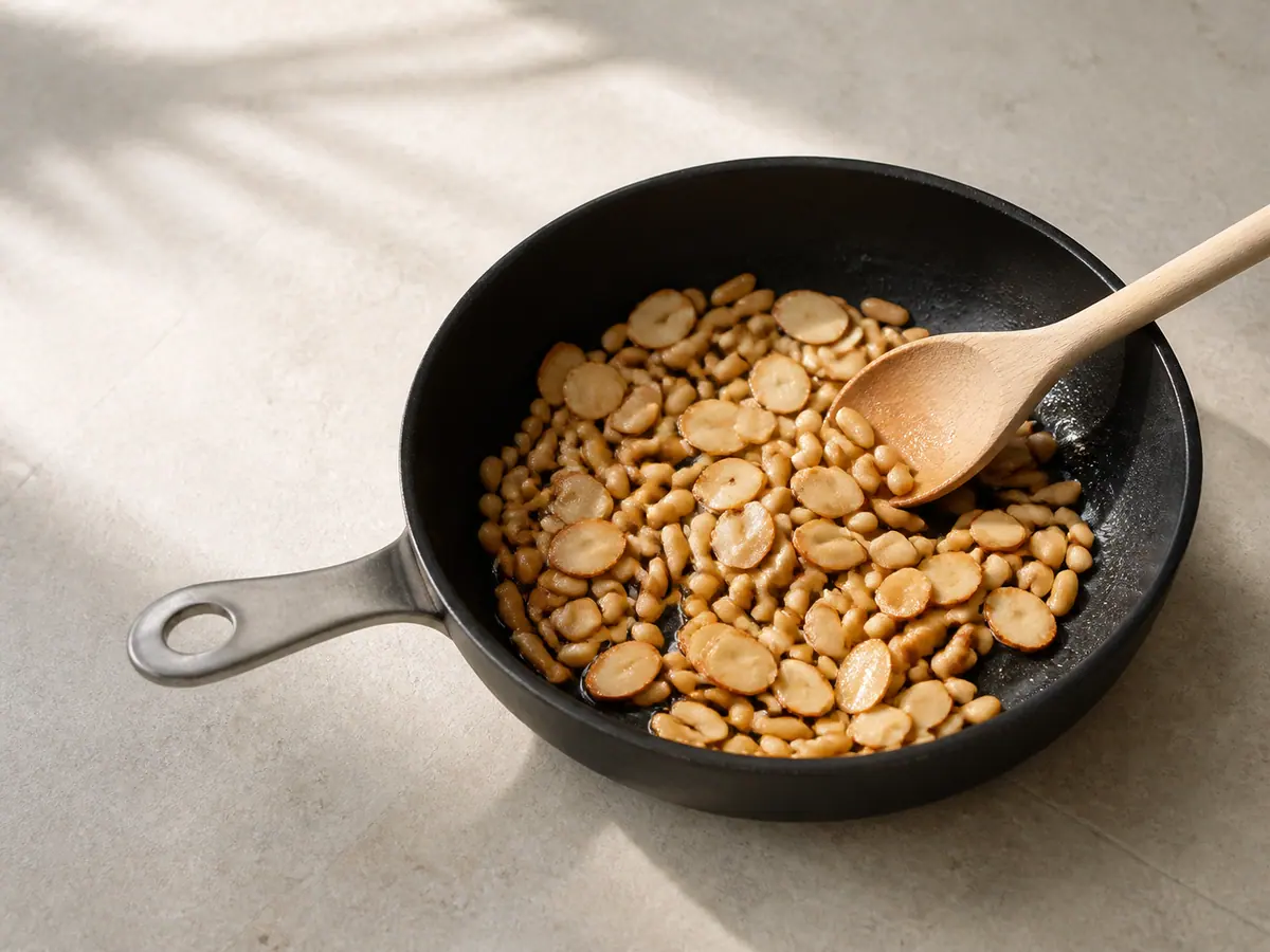 Toast the nuts
