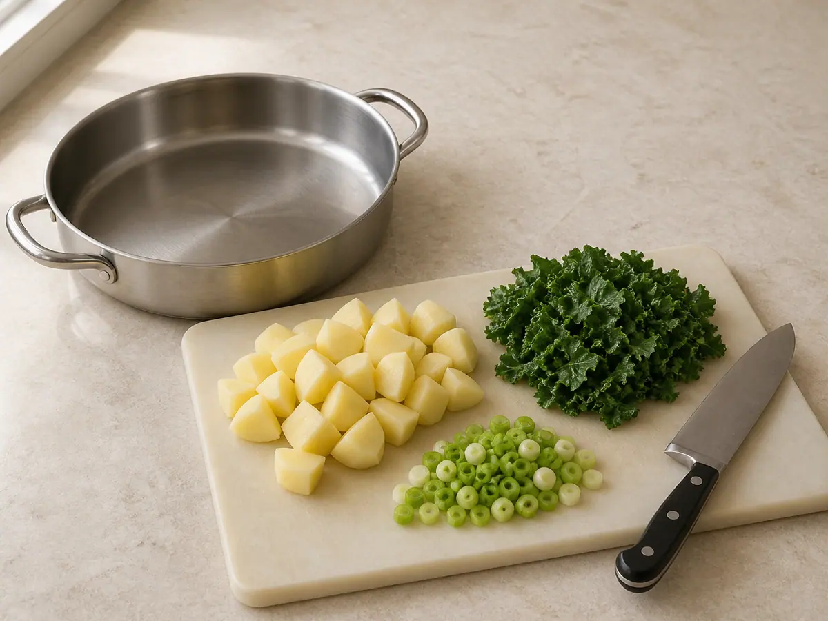 Prepare the vegetables