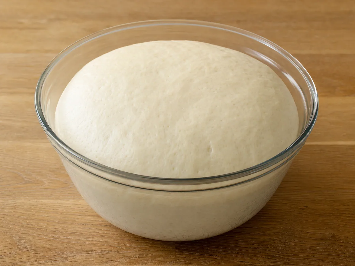 Knead and start the first rise during preparation