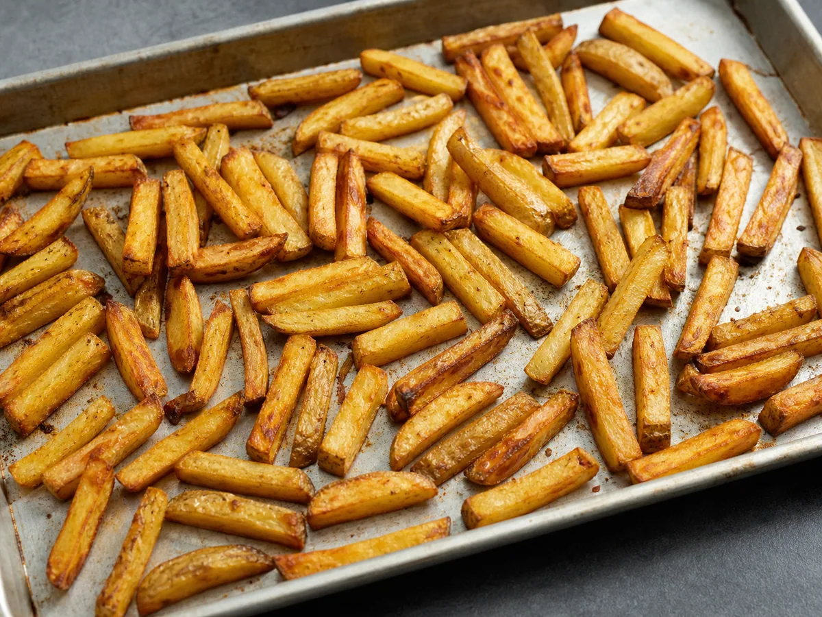 Roast the potatoes during preparation