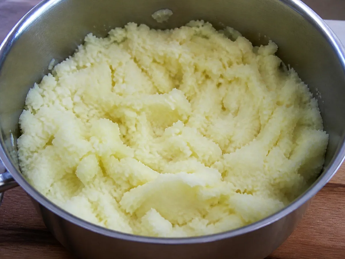 Cozinhe e seque as batatas durante o preparo