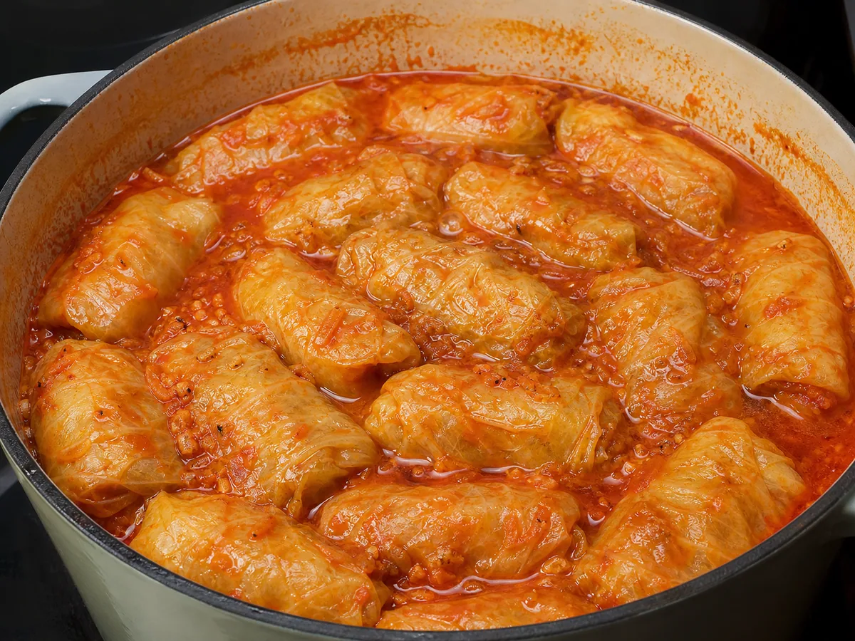 Cozinhando até ficar macio e seguro para consumo durante o preparo