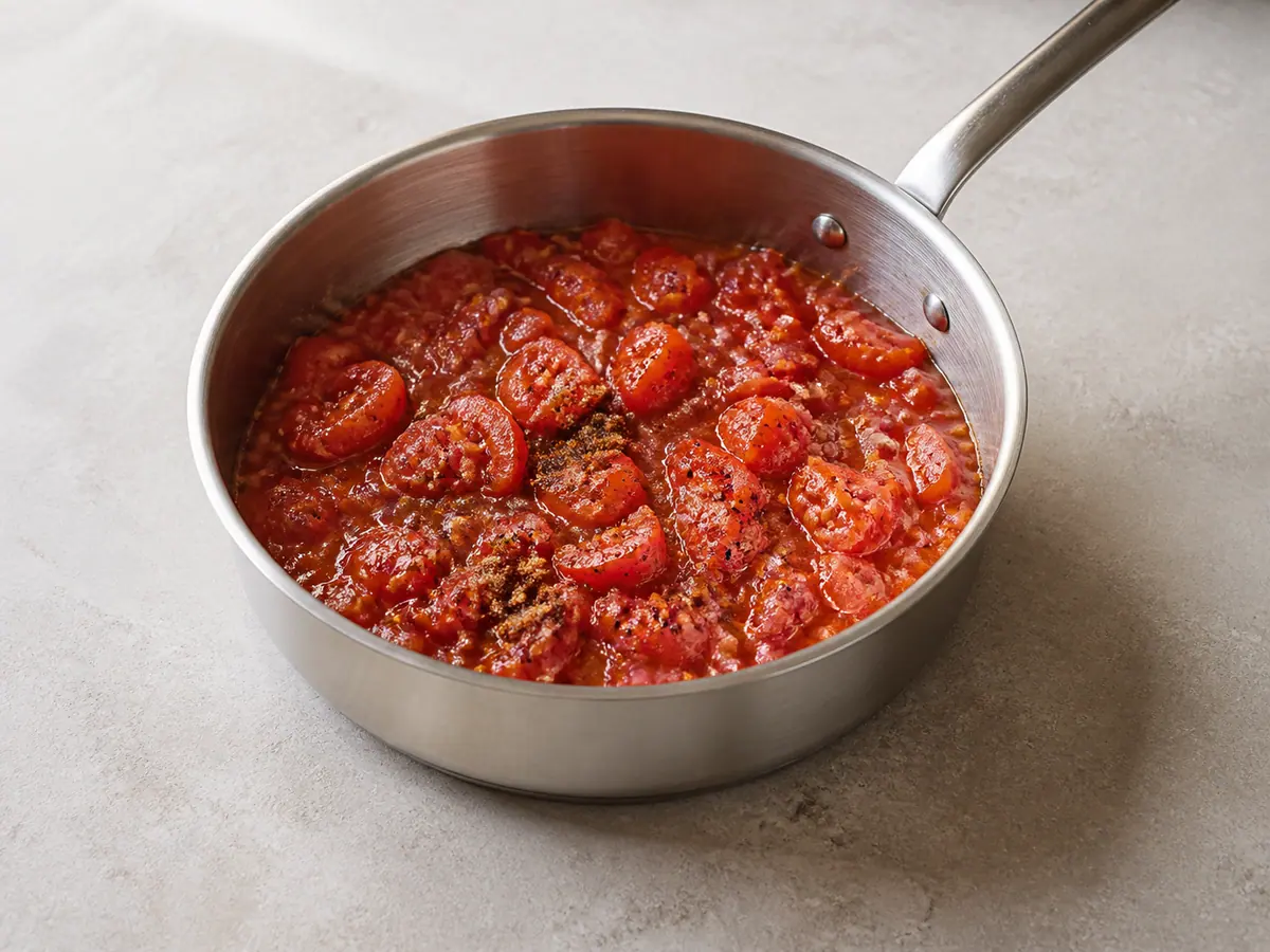 Start the tomato relish