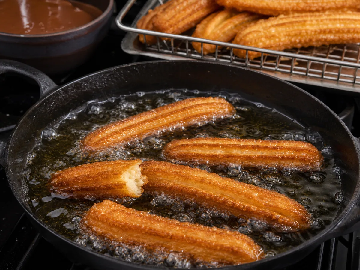 Frite em pequenas levas durante o preparo