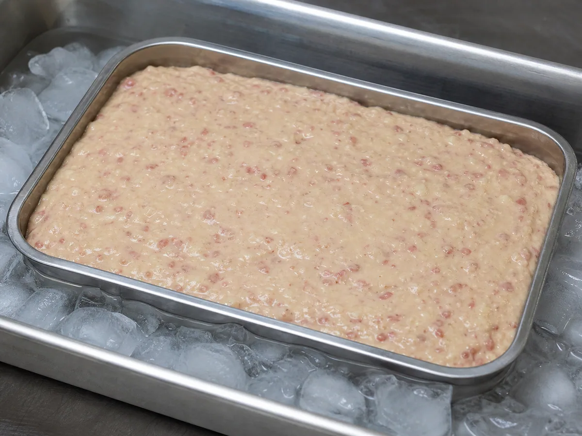 Cool the filling until firm during preparation