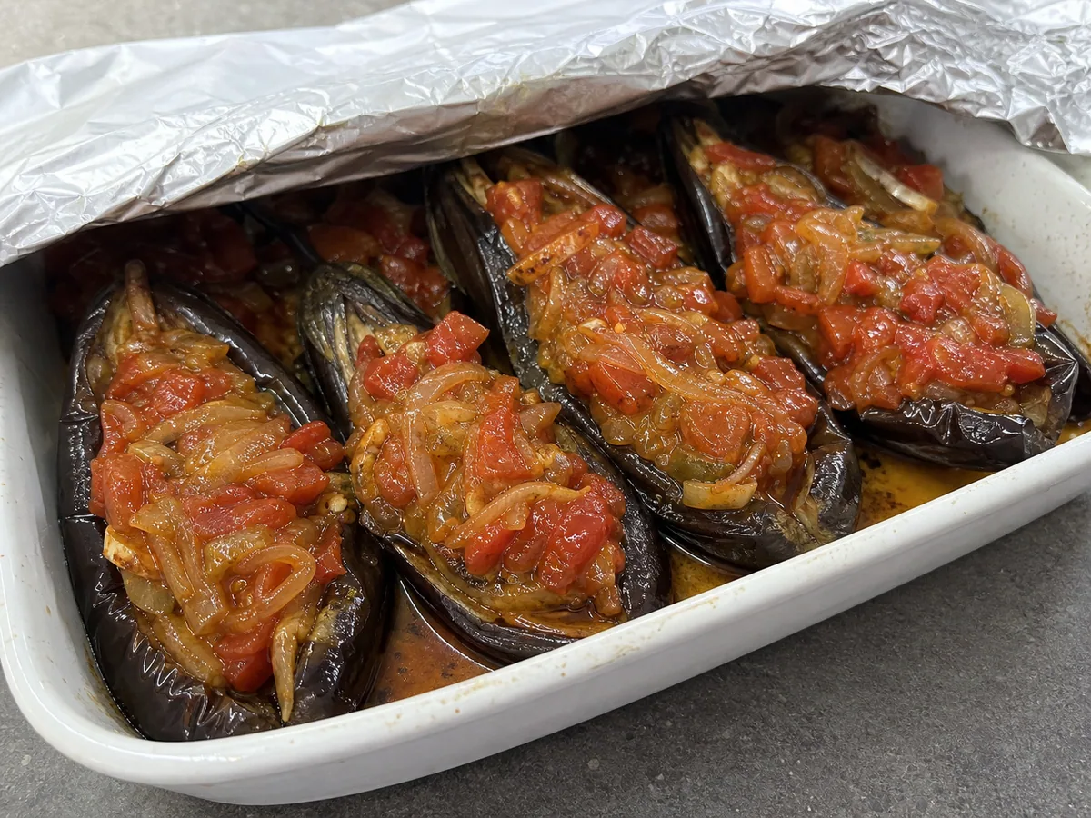Rellena y hornea durante la preparación