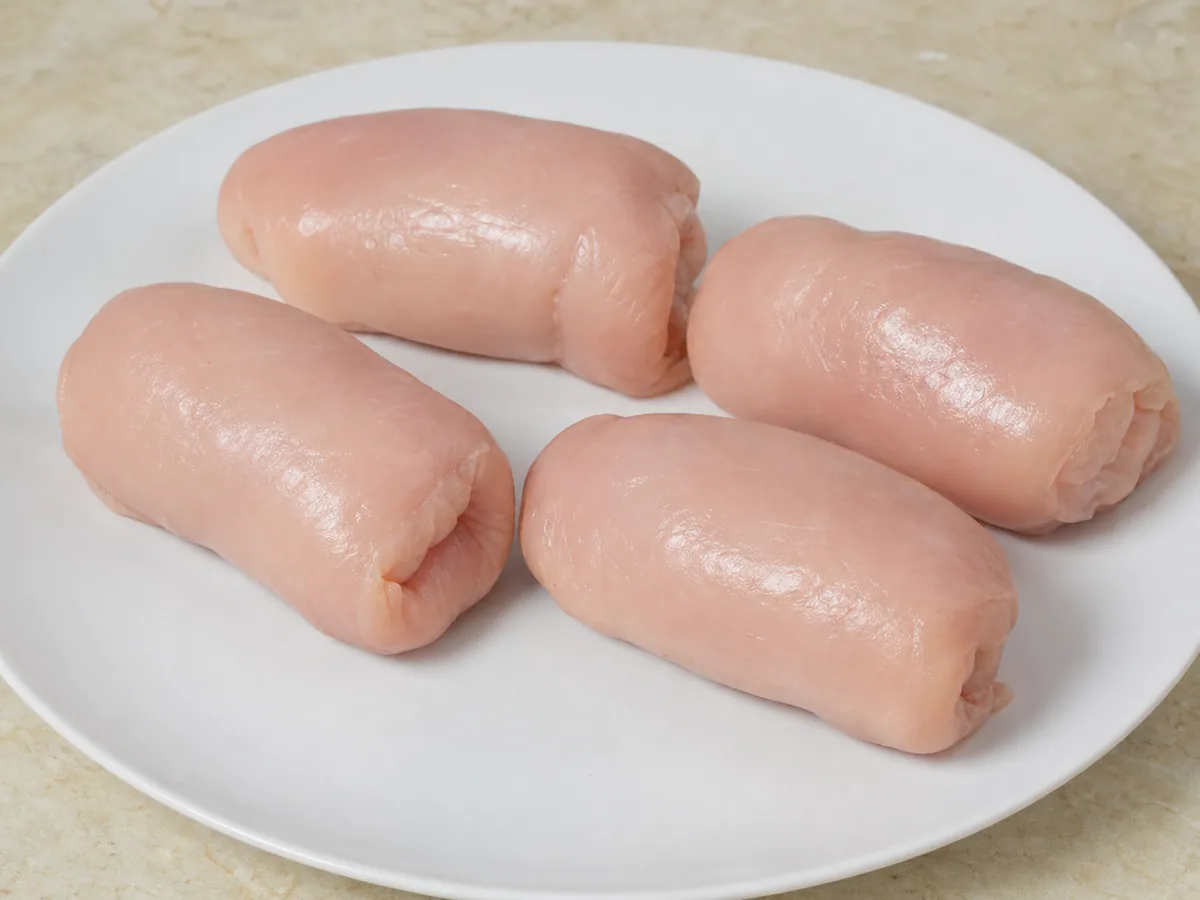 Relleno y sellado de las pechugas