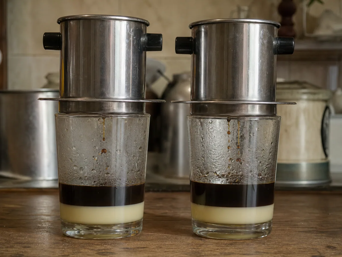 Brew to a slow, steady drip during preparation